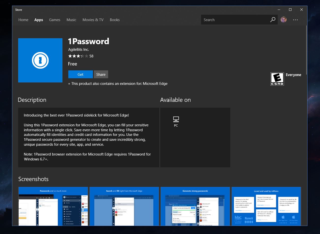 1Password extension for Microsoft Edge now available in the Windows ...
