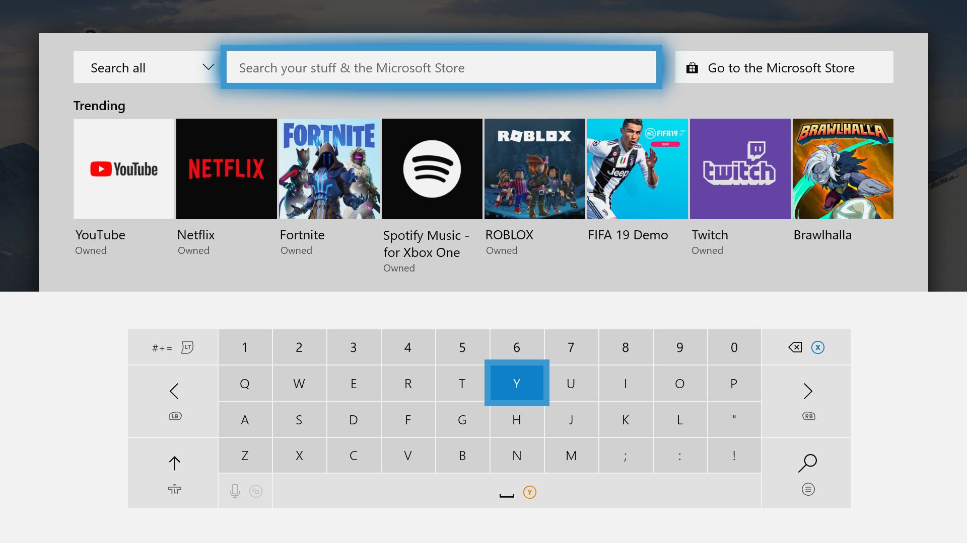 Xbox One On Screen Keyboard Revamped With New Xbox Insider Update