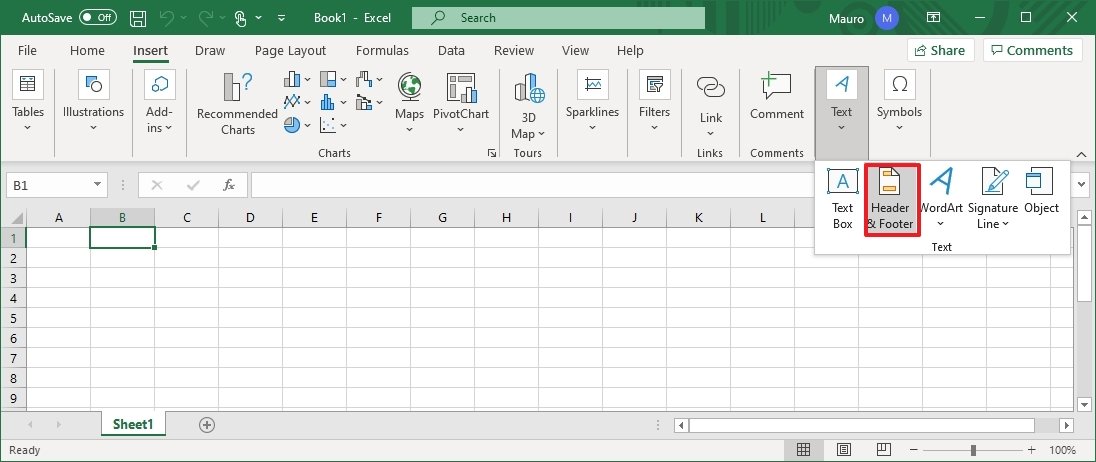 how-to-add-a-header-and-footer-in-excel-windows-central
