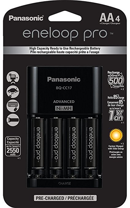 Panasonic Eneloop Pro Charger and Batteries