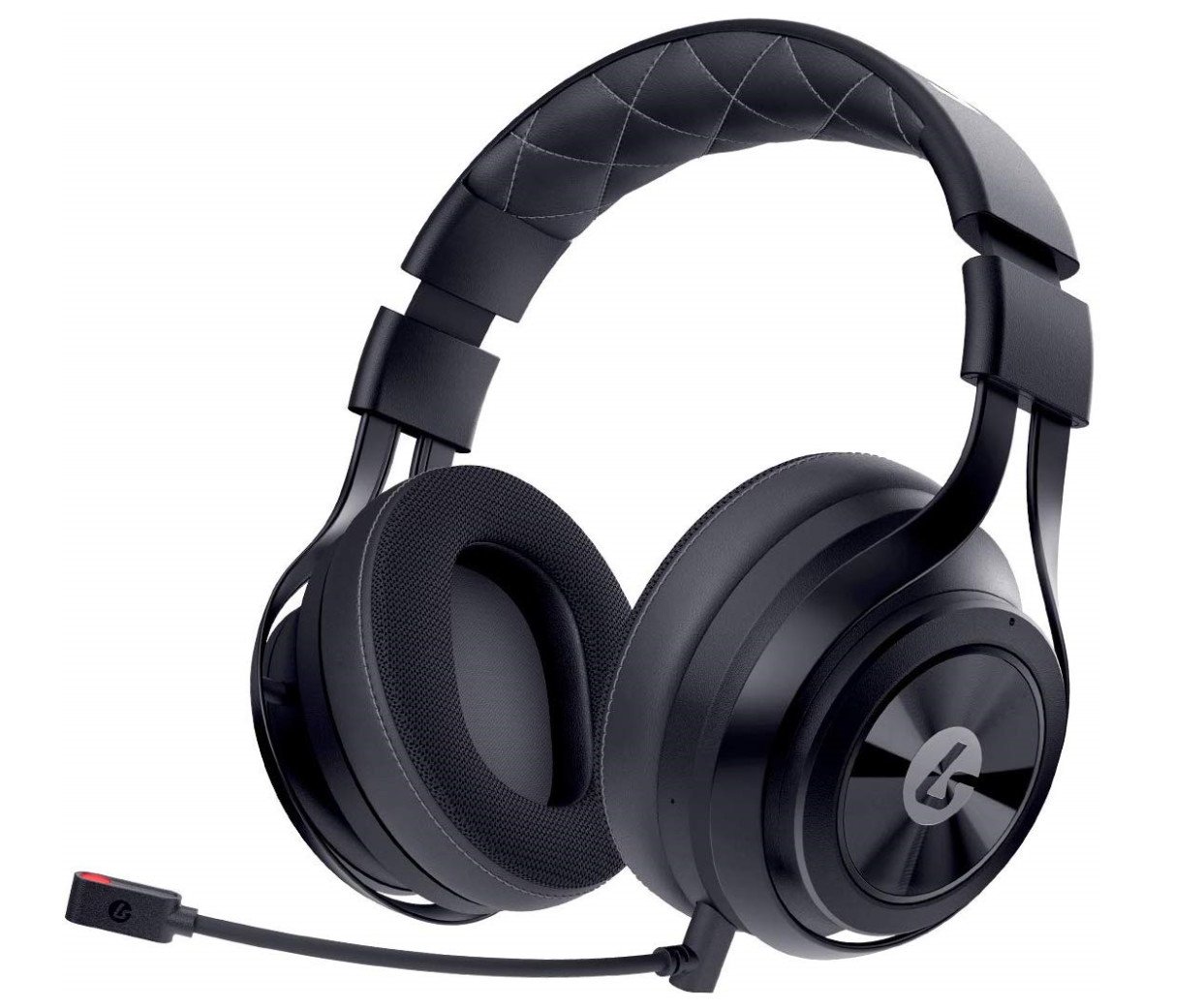 The Lucidsound LS35X headset floats against a white background.