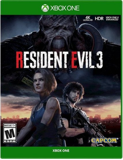 Resident Evil 3 remake Xbox One boxart