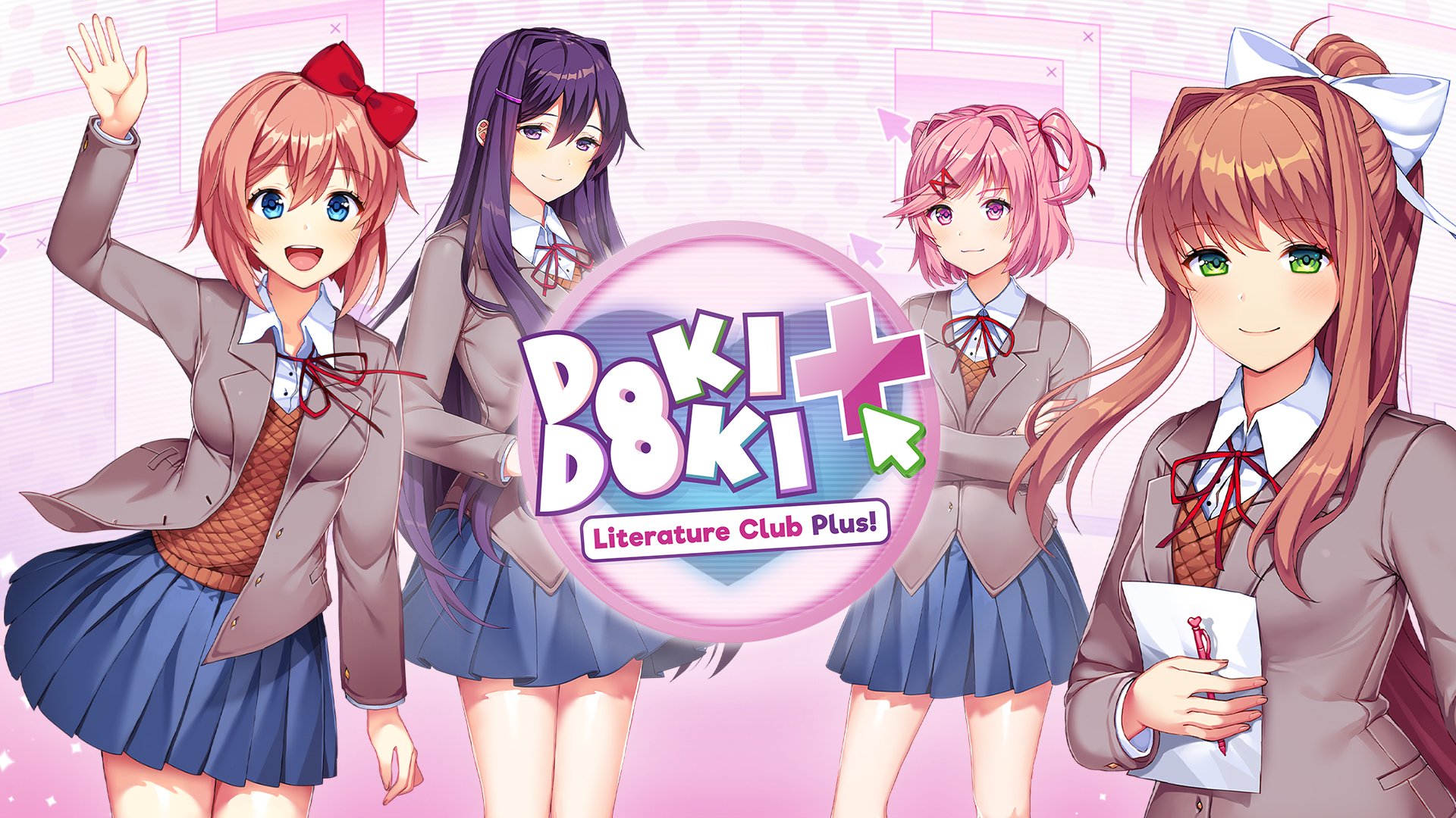 Doki Doki Literature Club Plus Title