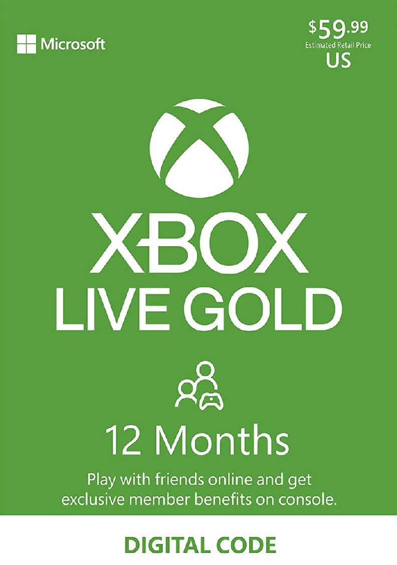 Xbox Live Gold 12 Month