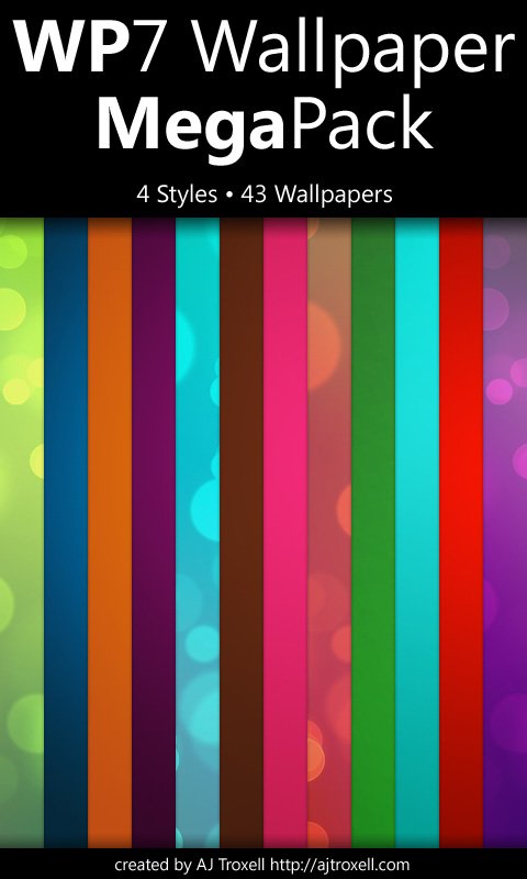 WP7 Mega Wallpaper Pack