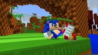 Jogue como Sonic e outros no DLC mais recente para Minecraft: Bedrock Edition