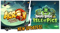 Angry Birds VR and Acron scare up some spooky fun updates for Halloween
