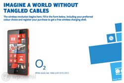 Nokia offers free charging shells for Lumia 820 Windows Phones bought through O2