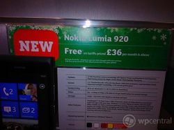Free Nokia 360 Wireless Speaker for first 500 Lumia 920 orders at Phones4u