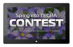 Reminder: Spring into TEGRA Contest Ending Soon!