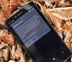 Fatal error on Windows Phone 8 reveals its roots [Update: April fool's]