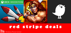 Rocket Riot and Tweet It! are this week's Windows Phone Red Stripe Deals