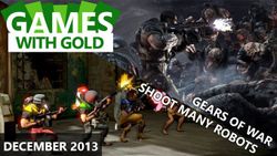 Get ready to gear up – Gears of War and Shoot Many Robots are your free “Games with Gold” for December 2013