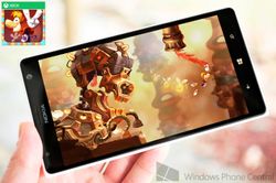 Rayman Fiesta Run listed in the Windows Phone Store, but you can’t get it yet