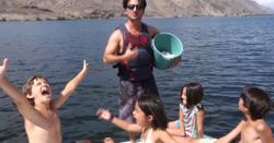 Joe Belfiore does Ice Bucket Challenge while surfing