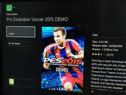 First kickabout with PES 2015 for Xbox One