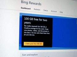 Bing Rewards can claim 100GB of free OneDrive storage