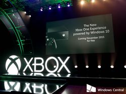 Windows 10 coming to the Xbox One in November