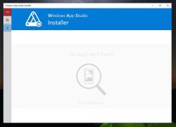 Windows App Studio Installer arrives on the Windows Store