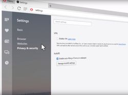 Opera adds a built-in VPN service