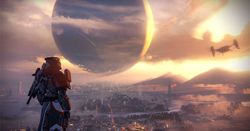 Destiny 2 player finds hexagonal pillars and gravity lift in The Traveler