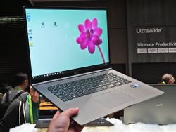 Hands-on with LG's absurdly light 17-inch gram laptop with a 16:10 display