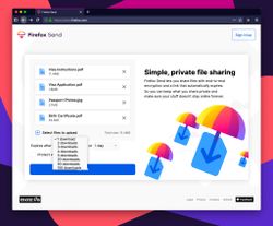 'Firefox Send' is a free, encrypted file-sharing service from Mozilla