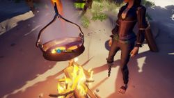 Complete guide to cooking fish and food in Sea of Thieves Hunter's Call