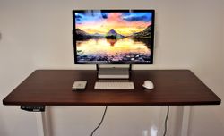 Looking for a new standing desk for working at home? Check out this table