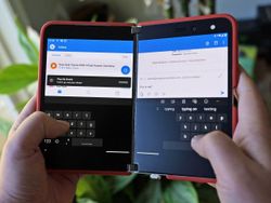 SwiftKey now supports spanned thumb typing on Surface Duo