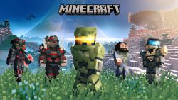 Play as Halo Infinite characters in Minecraft with this mash-up pack