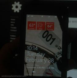 Lock Screen Widgets concept for Windows Phone