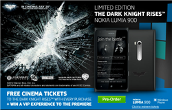 Pre-order the Limited Edition Batman Lumia 900 from Phones 4u