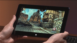 Demonstration of a NVIDIA Tegra powered Windows RT tablet running Unreal 3 engine. Coming to Windows Phone 8?
