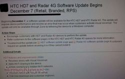 T-Mo Radar and HD7 getting update tomorrow