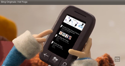 The Misfit Toys and Hermey play with Bing on Windows Phone