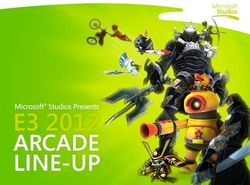 The Xbox Live Arcade games of Microsoft's E3 2012 Press Conference