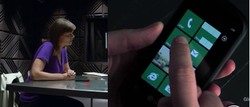 Windows Phone 7 helped solve a mystery on 'Bones' last night