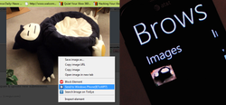 Browser to WP7 now allows one-click photo sharing
