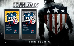 Custom "cute" Capt. America wallpaper for your Windows Phone