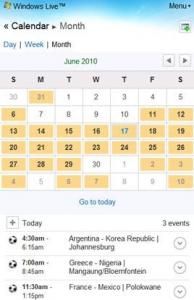 Windows Live Calendar goes mobile
