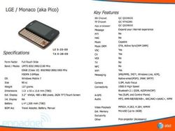 LG Monaco & Snapdragon, Windows Mobile 7