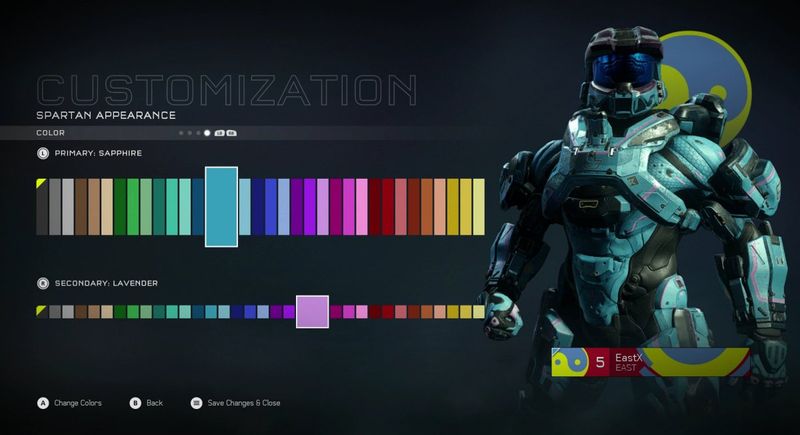 Halo 5: Guardians character customization