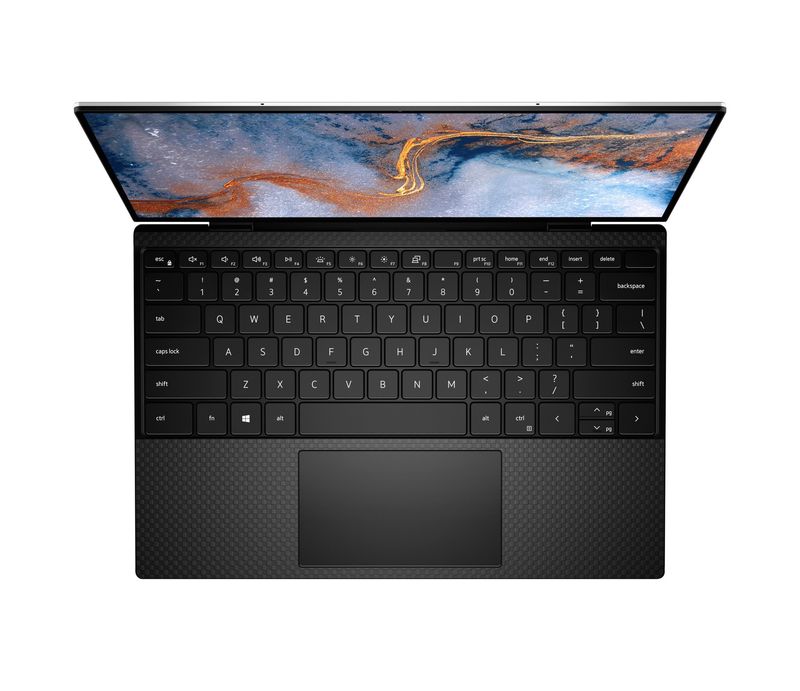 Dell Xps 13 Black Keyboard View