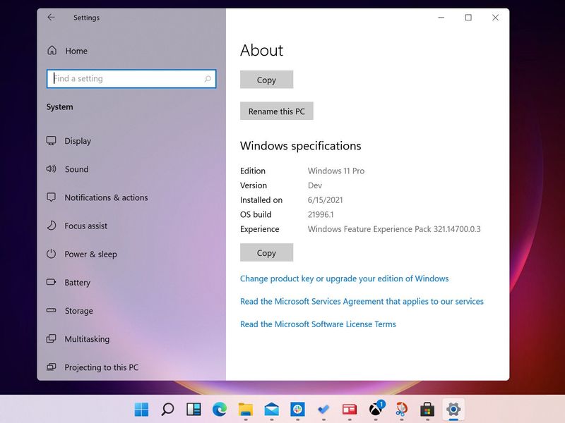 Windows 11 Screen About Logo