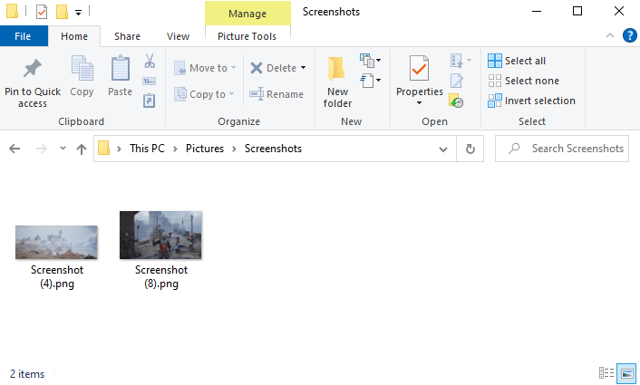 Windows Screenshot folder