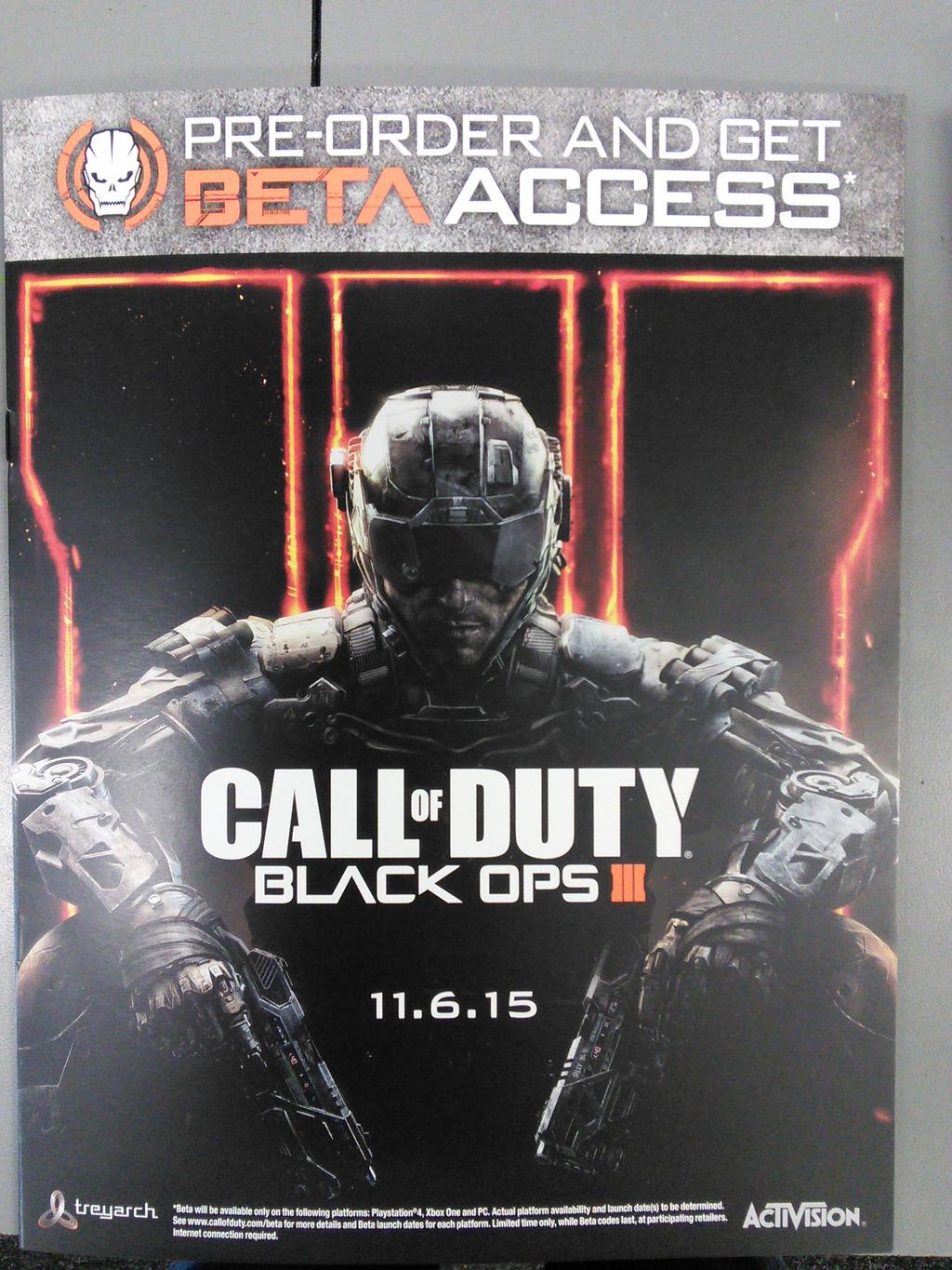 Call of Duty Black Ops 3 leaks point to pre-order beta ... - 