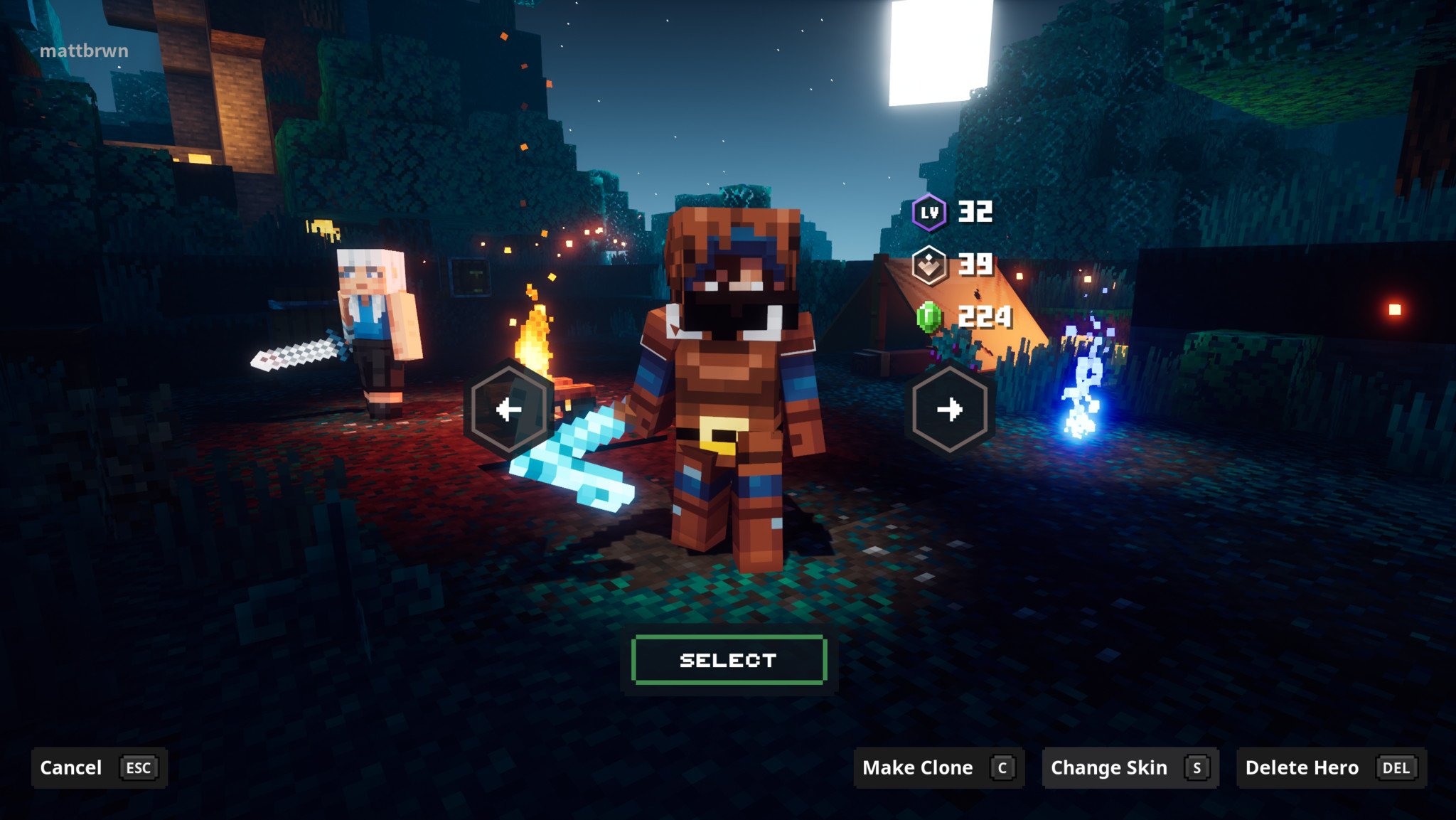 Minecraft Dungeons Cross Play Change Hero