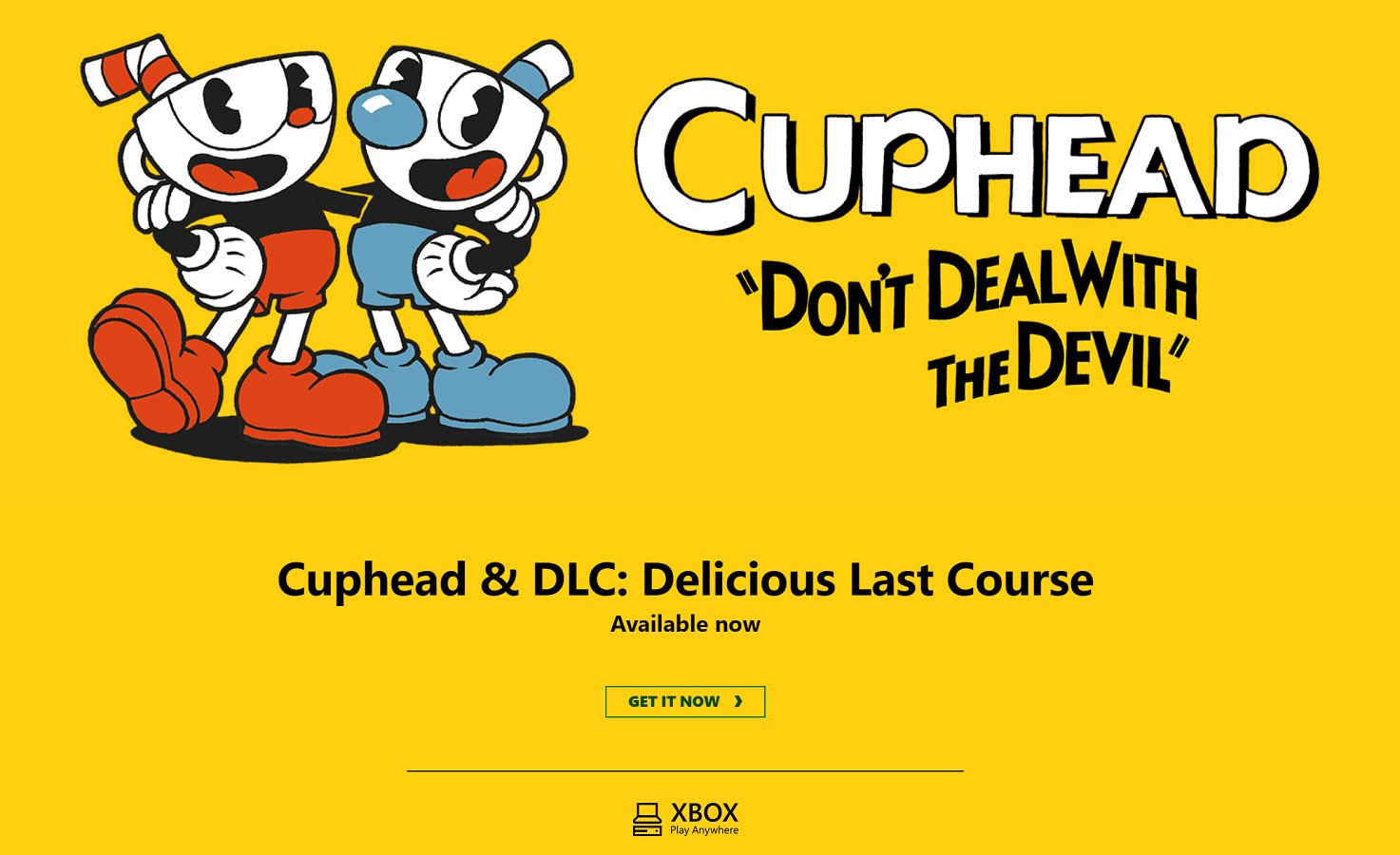 Cuphead And Dlc Available Now
