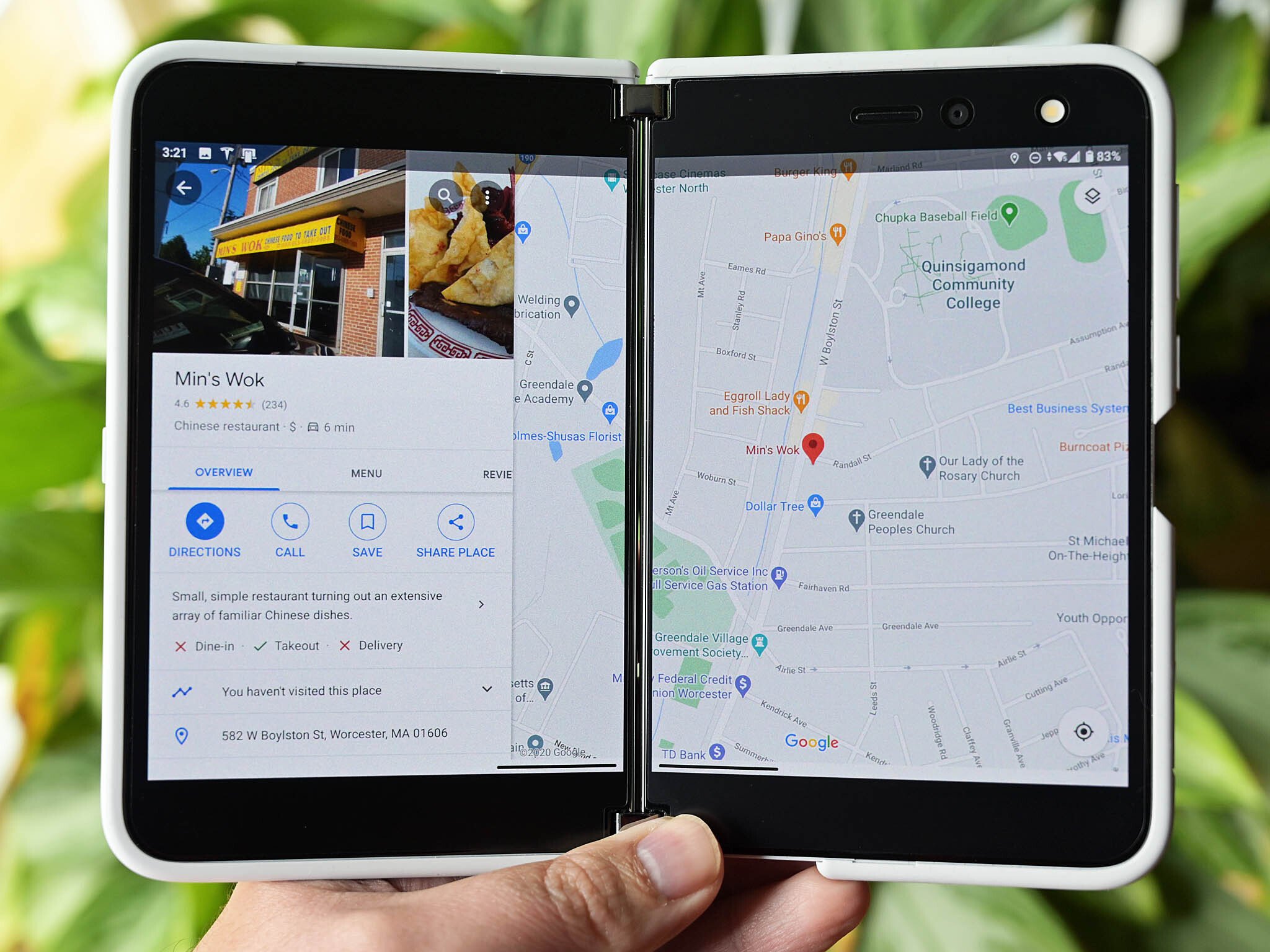 Google Maps ottimizzato per Microsoft Surface Duo